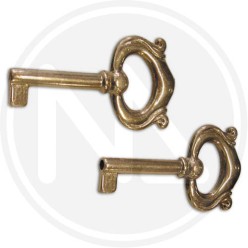 CHIAVI PER MOBILI in ottone lucido 8274