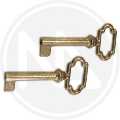 CHIAVI PER MOBILI in ottone lucido 81007