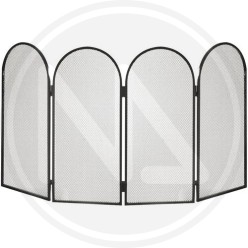 WROUGHT IRON SPARK GUARD 4 DOORS "ARCHI"