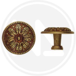 glossy gold knob for furniture 24479