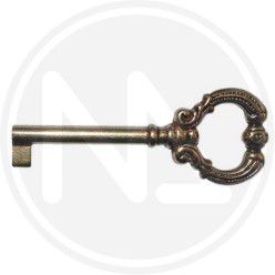 glossy gold furniture key 33725