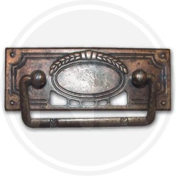 MANIGLIettA per mobili OTTONE ANTICO 06006