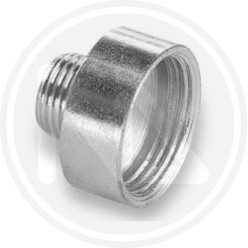 galvanized steel reduced extension connection m-f