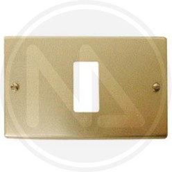 CHAMPAGNE aluminium MAGIC switch cover "LASER" FEB