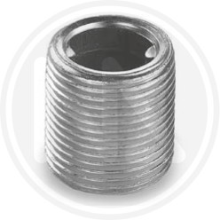 SIMPLE NIPPLE CONNECTOR IN GALVANIZED STEEL 531