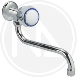 SINGLE WALL TAP FOR "S" BARREL SINK