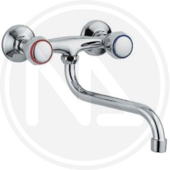 WALL TAP FOR "S" BARREL SINK