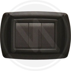 BLACK abs LIVING swith cover "LIFE" FEB