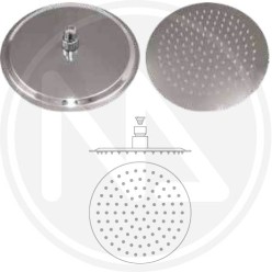 stainless steel ROUND Shower head with adjustable JOINT