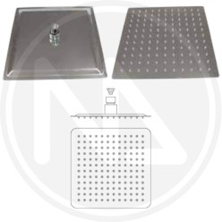 stainless steel SQUARE Shower head with adjustable JOINT