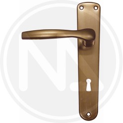 anodized aluminium door handle WITH PLATES