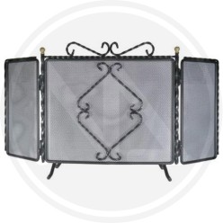 WROUGHT IRON fire screen "AMBURGO"