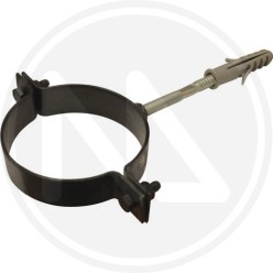 COLLARE PER TUBO STUFA PELLET NERO