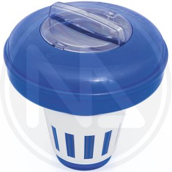 floating chlorine pill distributor for pool