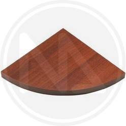 WALNUT CORNER MELAMINE SHELF