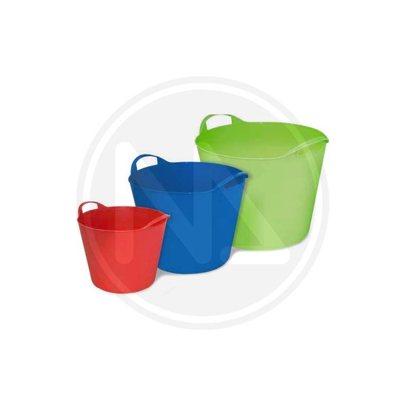 COLORED FLEXIBLE POLYPROPYLENE BUCKET