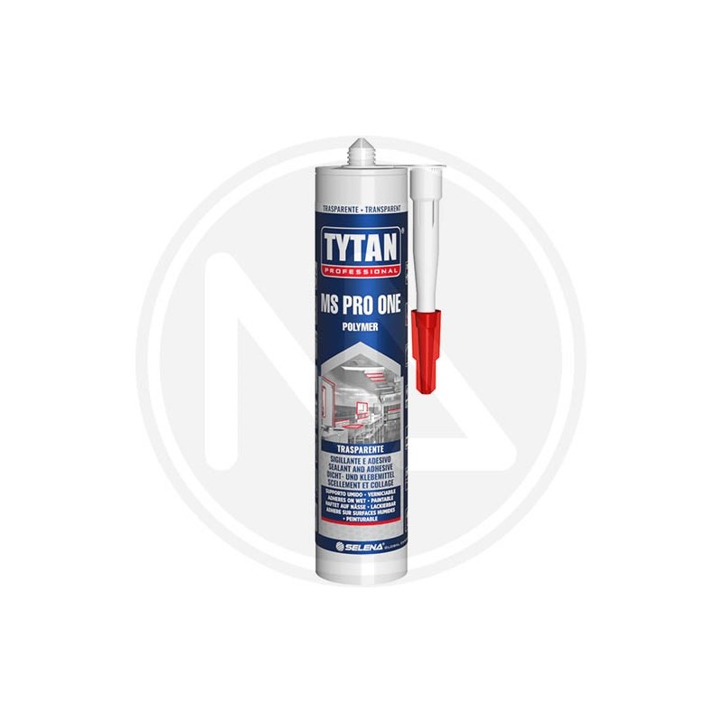 silicone sealant polymer "MS PRO ONE" TRANSPARENT TYTAN