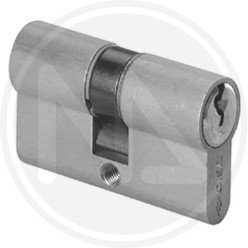 mortice version shaped cylinder NICKEL PLATE "0G300" cisa