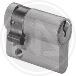 CILINDRO 1/2 da infilare sagomato NICHELATO "0G304" Cisa