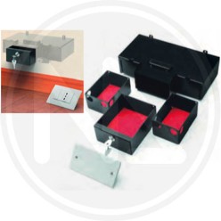 CASSAFORTE A INCASSO PRESA ELETTRICA Con CHIAVE e 3 cassetti