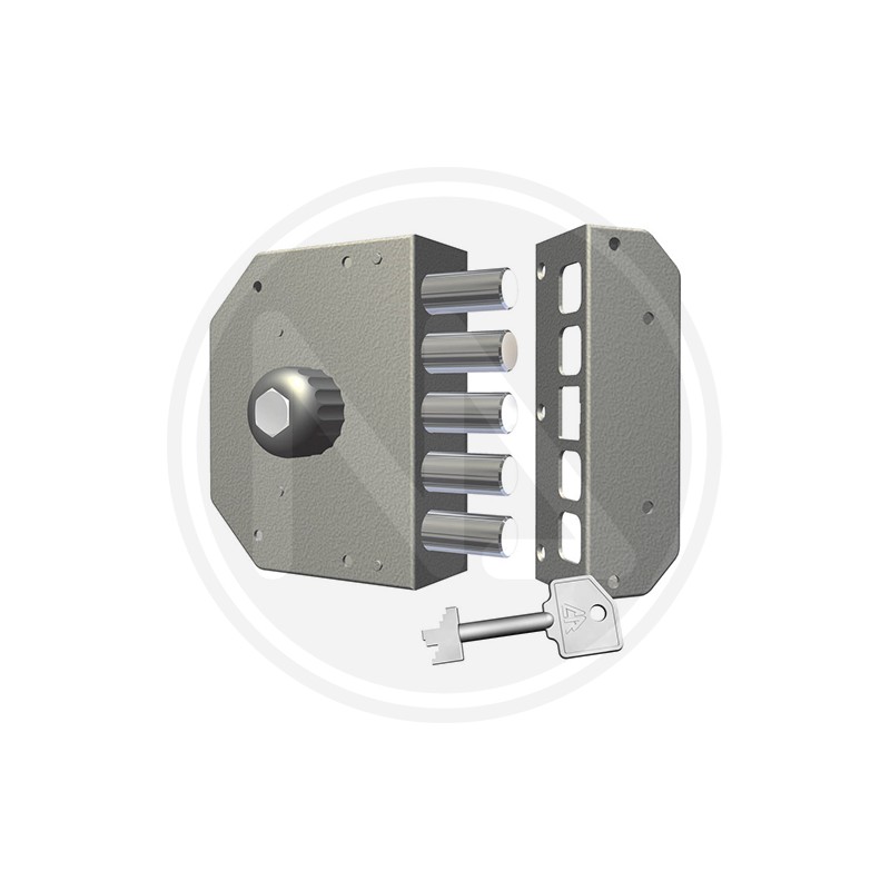 LOCK to be applied WITH KNOB "3000" cr