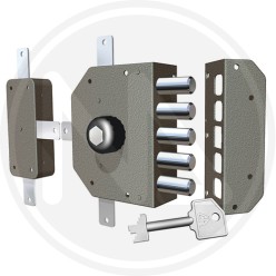 SERRATURA da applicare CON POMOLO "3300" cr