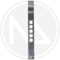contropiastra FERROGLIERA per serratura "49G" cr