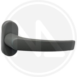 MANIGLIA PER INFISSI DK IN ALLUMINIO NERA