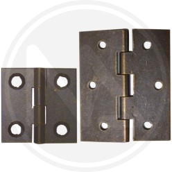 CERNIERA PER MOBILI IN OTTONE BRONZATO ALA PIANA