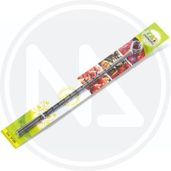 SPIEDINI per barbecue ACCIAIO ZIGRINATO "OMPAGRILL"
