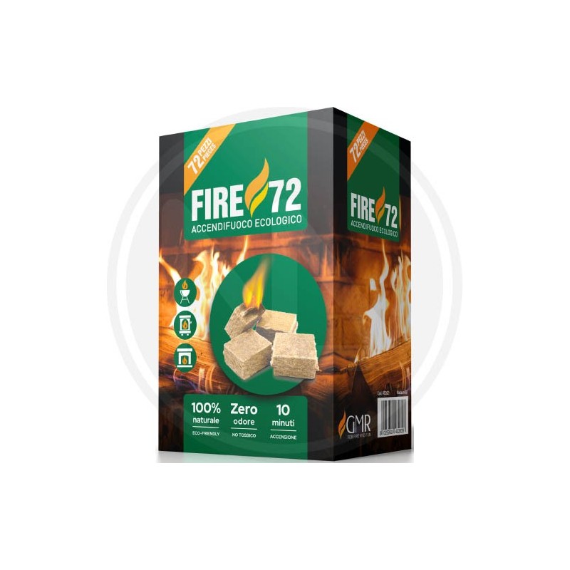 ACCENDIFUOCO ECOLOGICO FIRE 72 PZ.