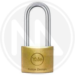 brass padlock with long arch "Ypl112" YALE