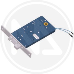 HORIZONTAL ELECTRIC LOCK dead and latch bolt omec