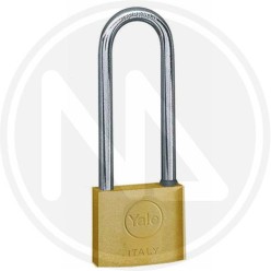 LUCCHETTO ad arco extra lungo in ottone "Y113" yale