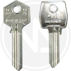 RAW CYLINDER LOCKS KEY KEYLINE