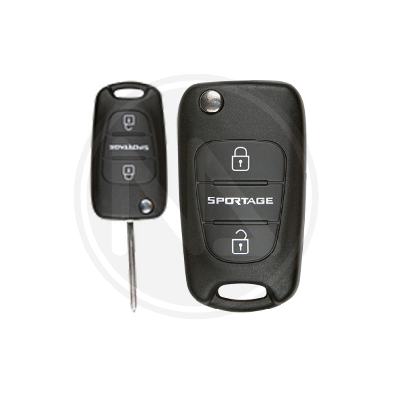 CAR KEY WITH REMOTE CONTROL "KIA003C-3BT" KEYLINE