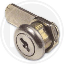 nickel plate cylinder shaped lock