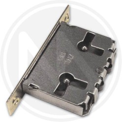 SERRATURA da infilare bordo quadro in ottone "53"
