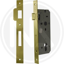 MORTICE VERSION LOCK "52X" YALE SHINY BRASS
