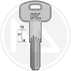RAW PUNCHED KEY KEYLINE