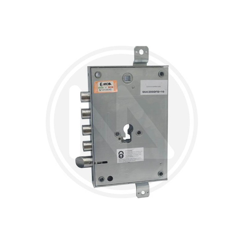 MORTICE VERSION FOR ARMOR DOOR "664 280DFB +10" MOIA