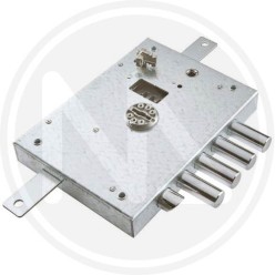 SERRATURA DA APPLICARE triplice DOPPIA MAPPA DIERRE