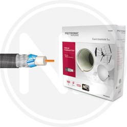 COAXIAL TV cable on reel 100 MT.