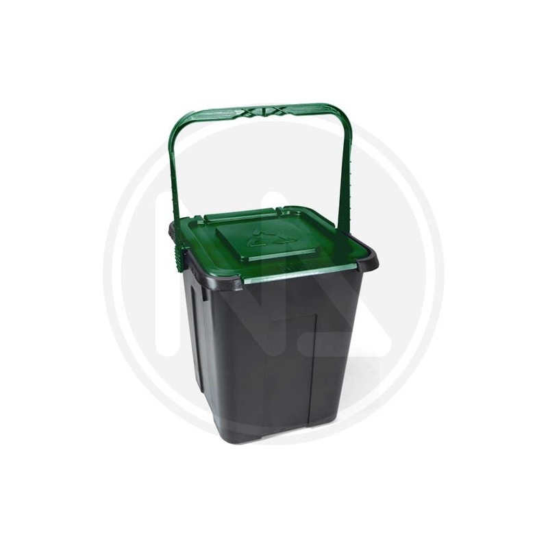 WASTE BIN FOR SEPARATE WASTE WASTE "CUBE" GREEN