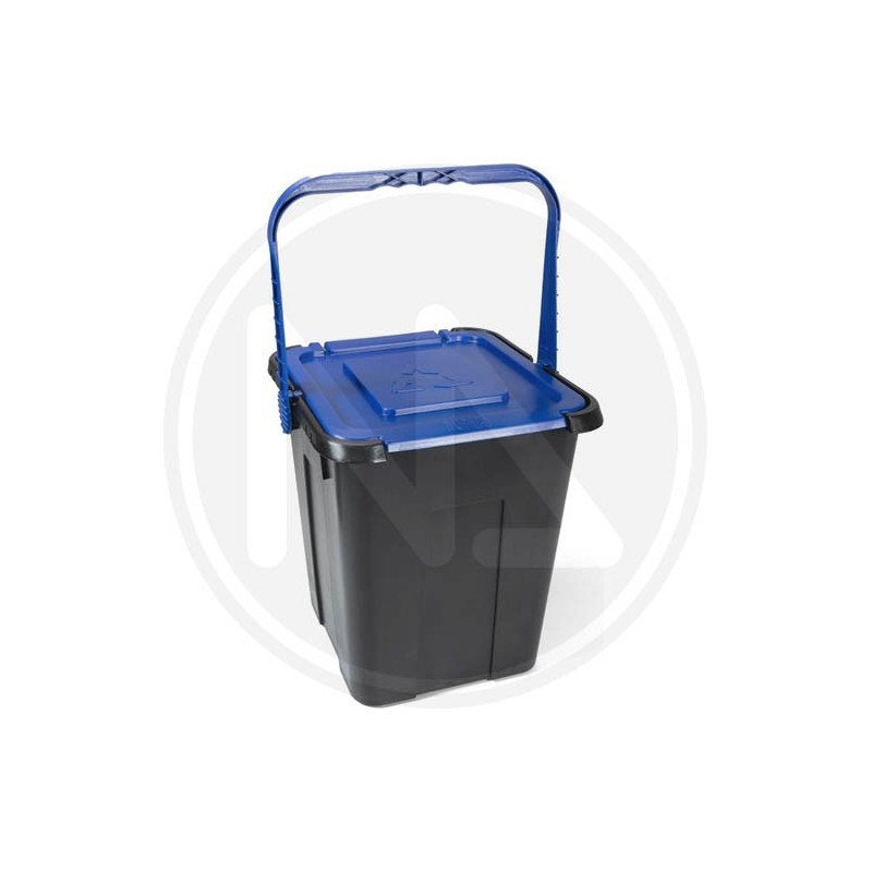 WASTE BIN FOR SEPARATE WASTE WASTE "CUBE" BLUE
