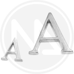 LETTERA CROMATA 80 MM. A-E