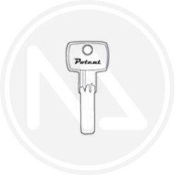 KEY BLANK for PADLOCKS 2960PC.K POTENT