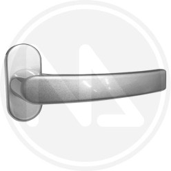 DK FRAMES HANDLE IN ALUMINIUM SATIN SILVER