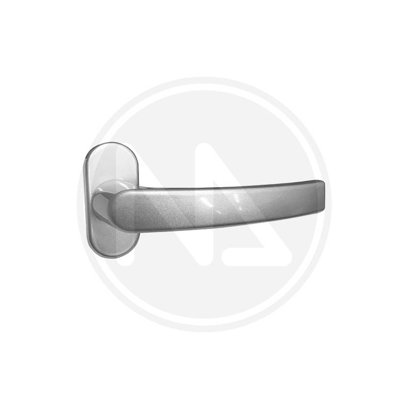 DK FRAMES HANDLE IN ALUMINIUM SATIN SILVER