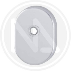 NOZZLE WITH SHANK HOLE SATIN CHROME